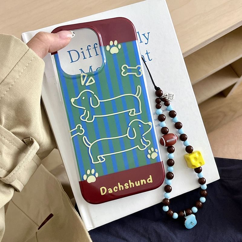 Phone Case Strap Dog