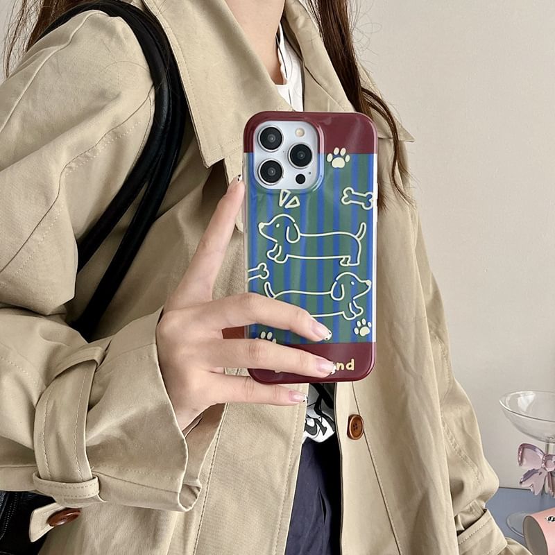 Phone Case Strap Dog