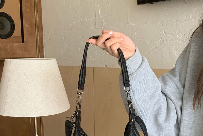 Shoulder Bag Tassel Faux Leather