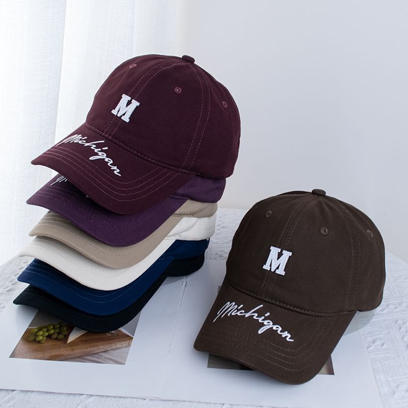 Cap Embroidered (Various Designs) Baseball Lettering