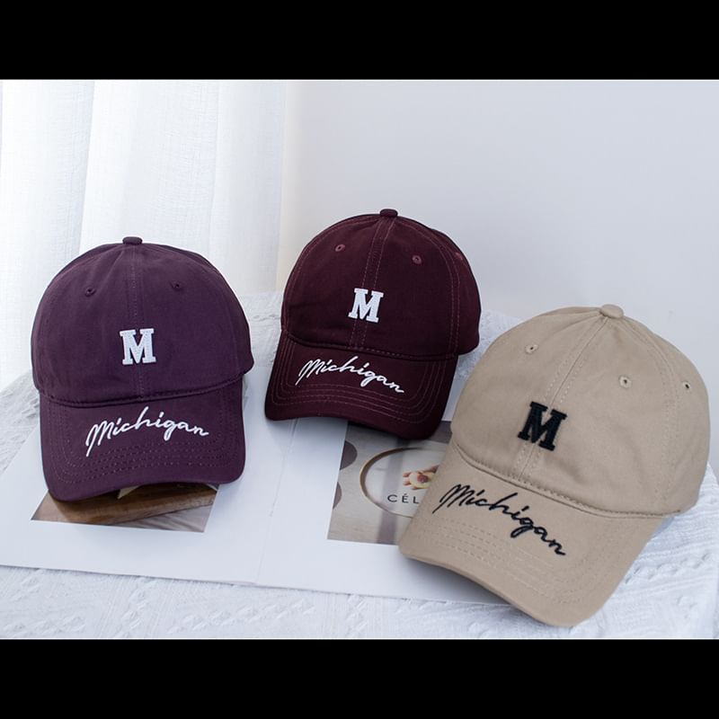 Cap Embroidered (Various Designs) Baseball Lettering