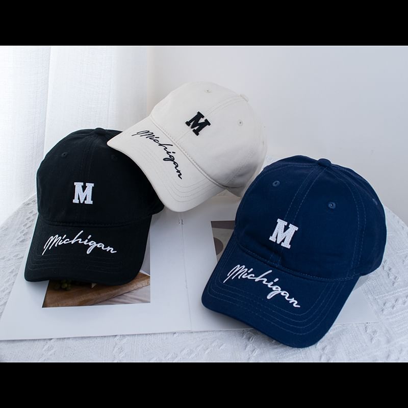 Cap Embroidered (Various Designs) Baseball Lettering