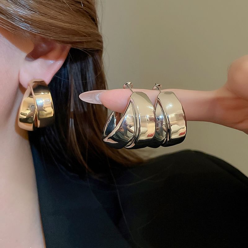 Layered Hoop Earring
