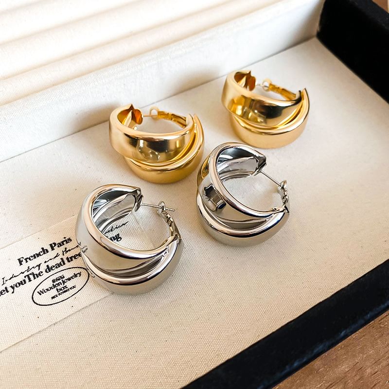 Layered Hoop Earring