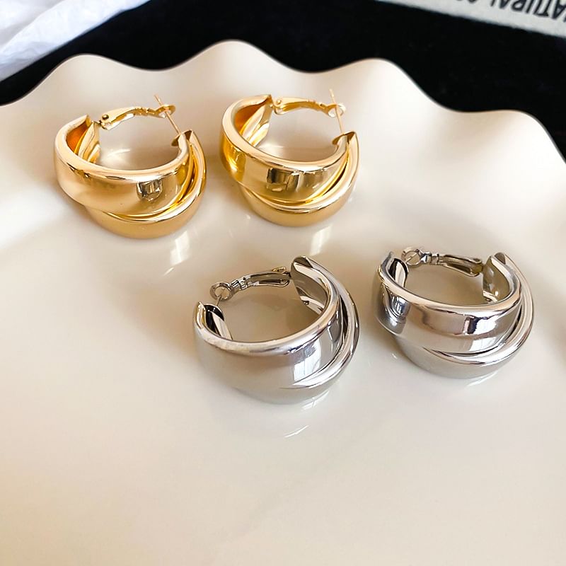 Layered Hoop Earring