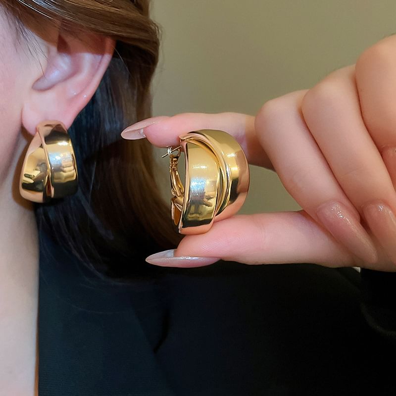 Layered Hoop Earring