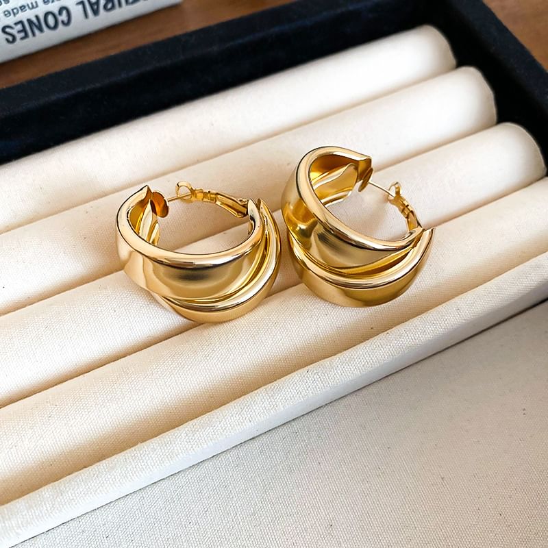 Layered Hoop Earring