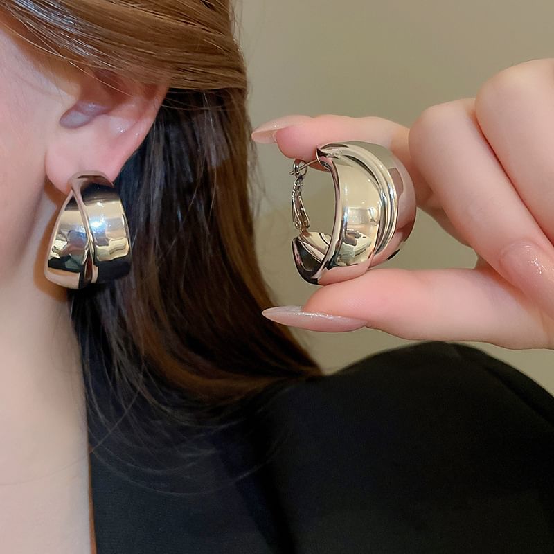 Layered Hoop Earring