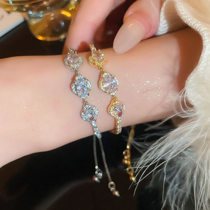 Floral Bracelet CZ