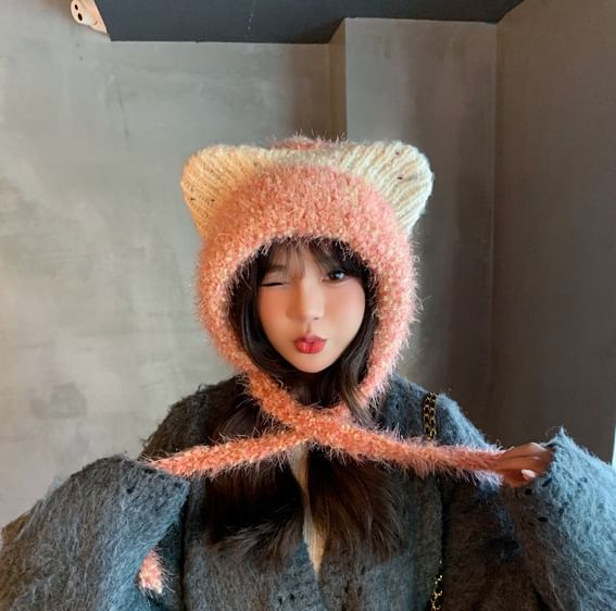 Trapper Hat Cat Wool Ear