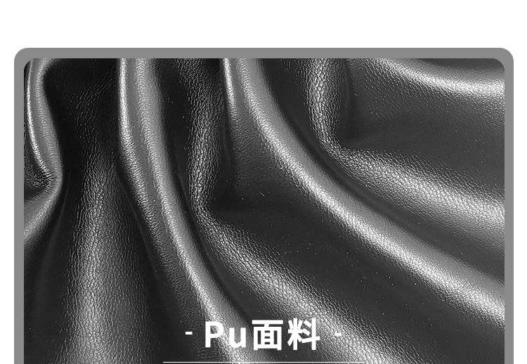 Ruffle Tote Bag Leather Faux