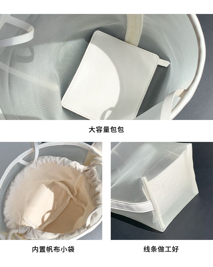 Bag Bucket + Set: Mesh Pouch