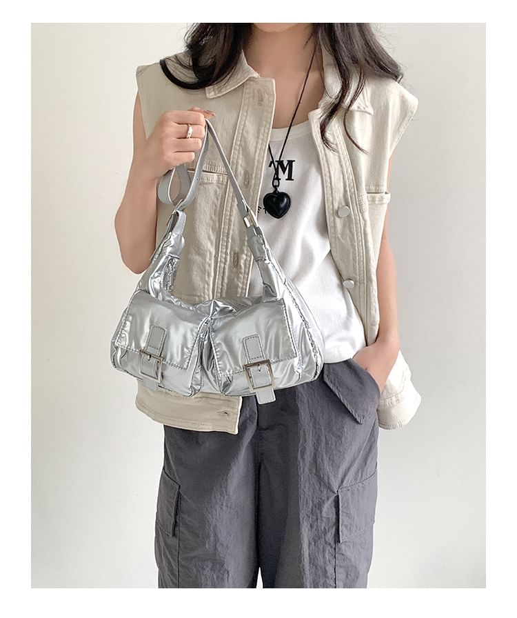 Bag Multi-Pocket Shoulder Buckled