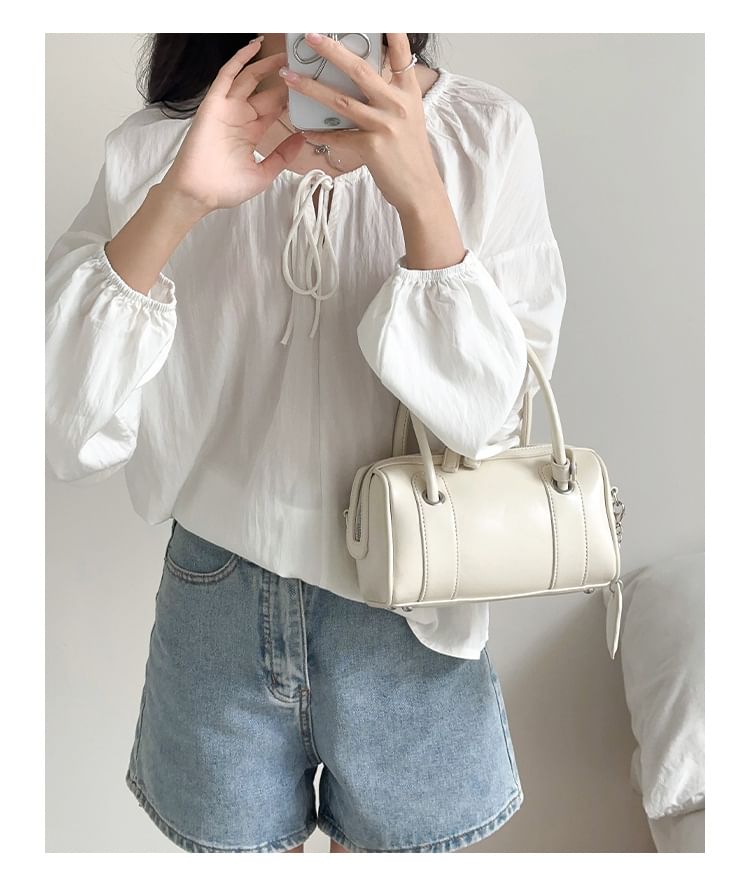 Boston Faux Bag Leather