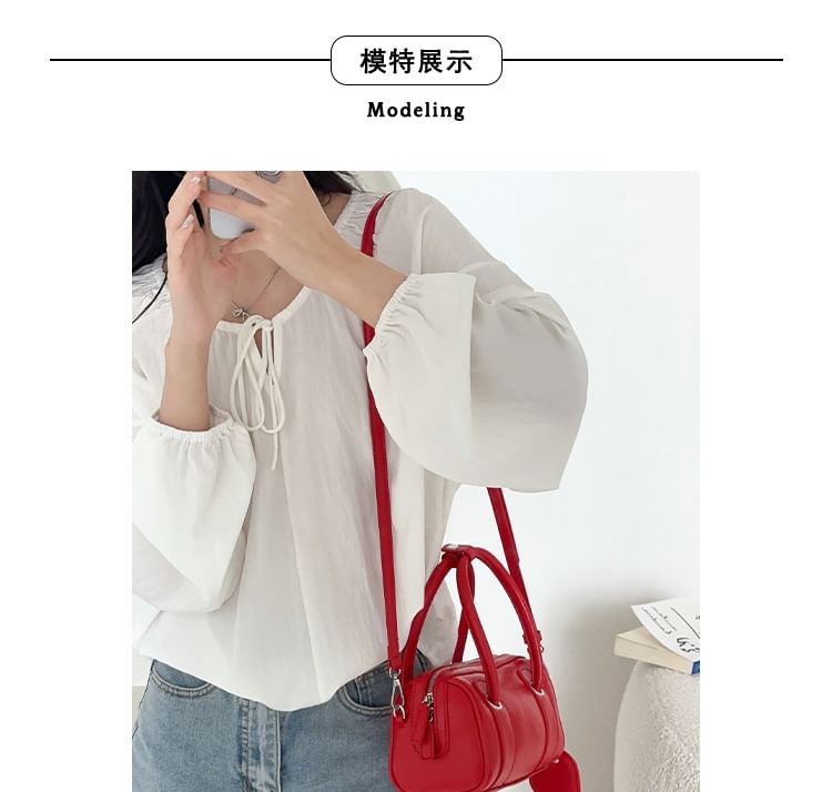 Boston Faux Bag Leather