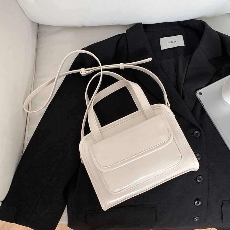 Bag Leather Crossbody Multi-Pocket Faux