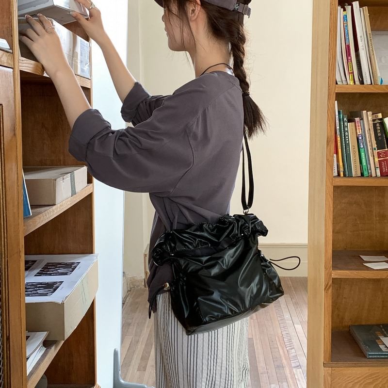 Bag Drawstring Ruched Shoulder