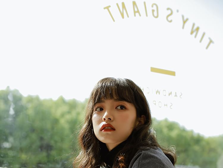 Collar Plain Wool Button Jacket