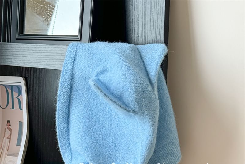 Bonnet Hat Knit Cat Ear