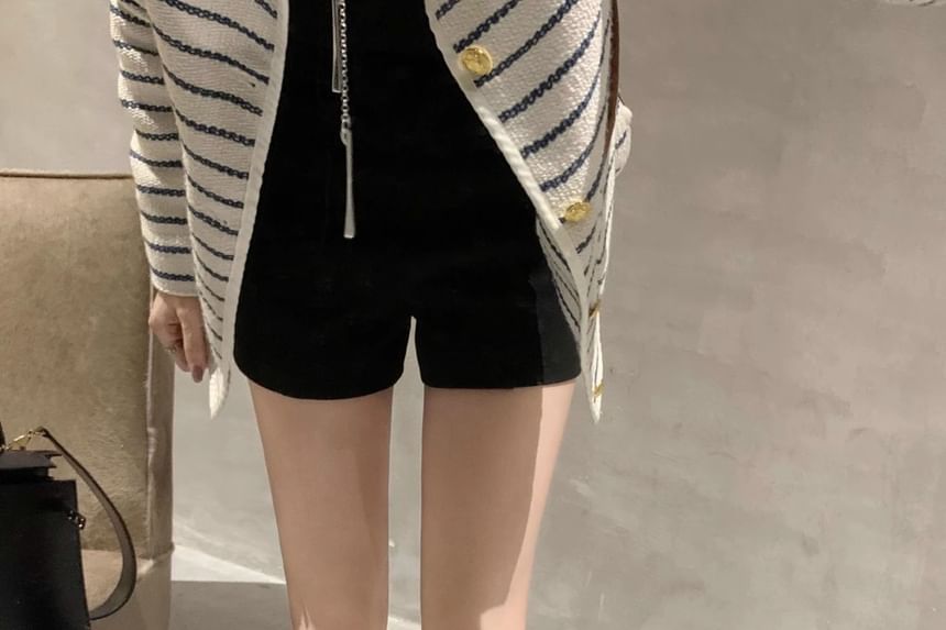 Leather Boots Platform Tall Genuine Zip-Up Plain