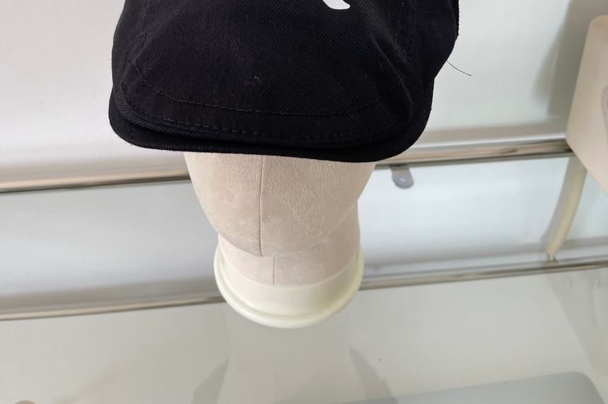 Cap Bow Print Newsboy