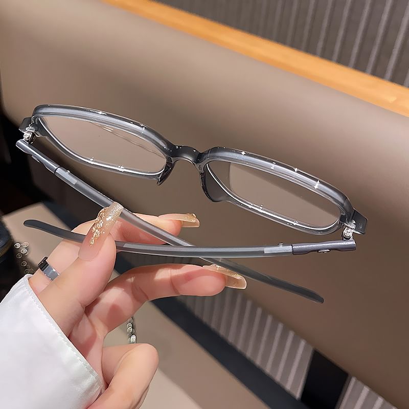 Square Glasses Blue Blocking Light