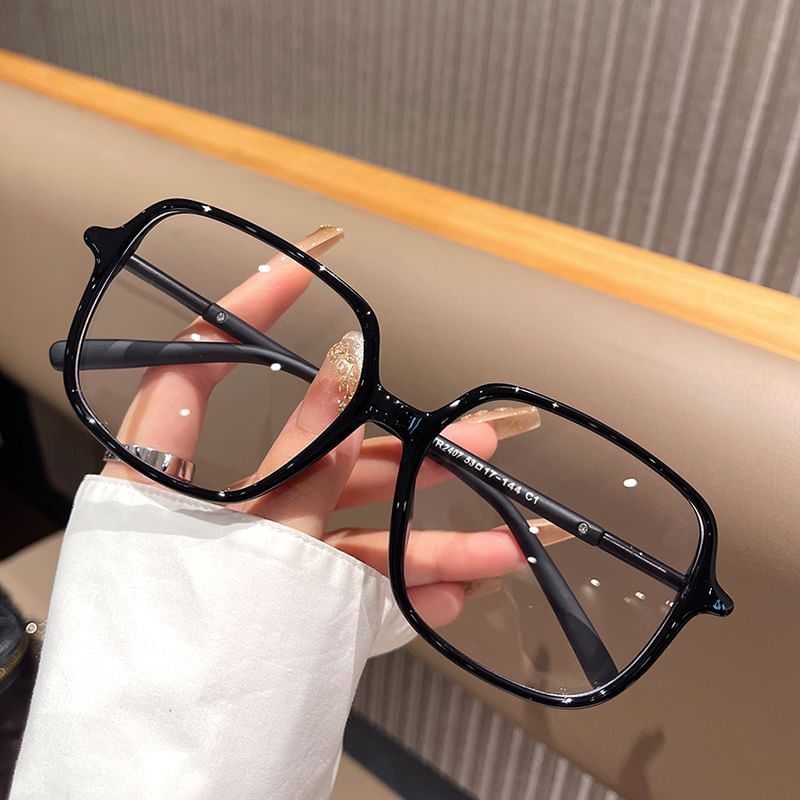 Square Glasses Blue Blocking Light