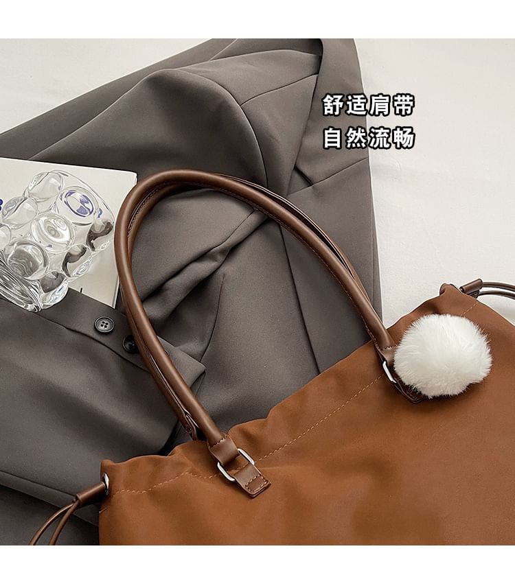 Logo Accent Bag Drawstring Tote