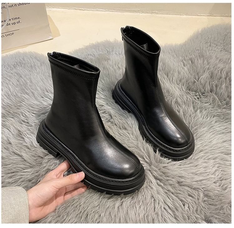 Zip Boots Platform Short