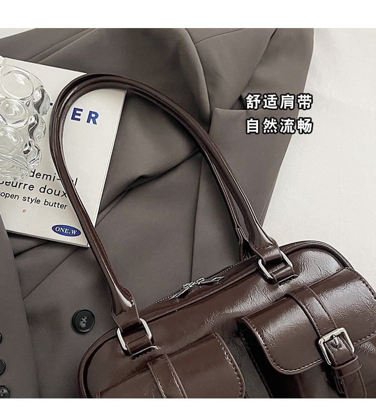 Bag Faux Leather / Tote Charm Multi-Pocket Set