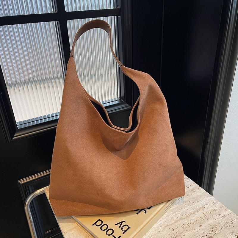 Bag Tote Faux Suede