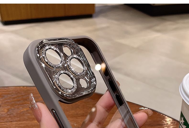 Phone Protection Glitter Lens Case
