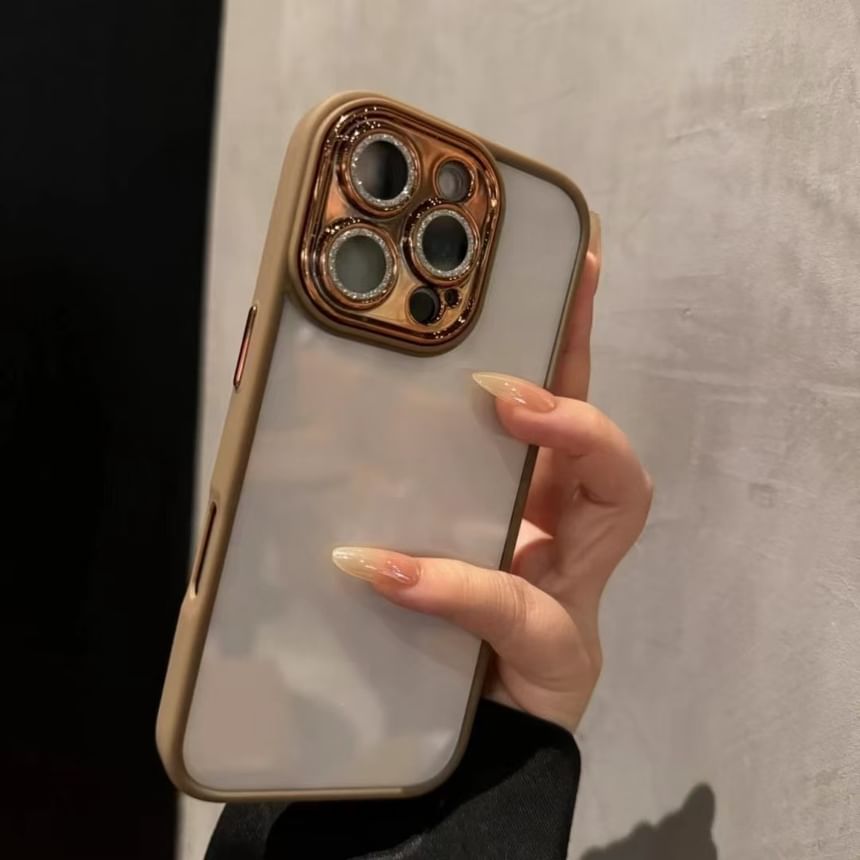 Lens Phone Protection Glitter Case