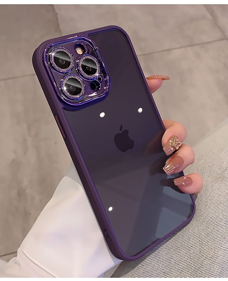 Lens Phone Protection Glitter Case