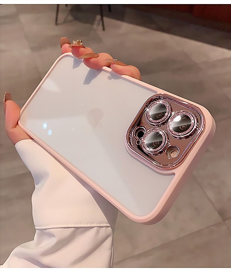 Lens Phone Protection Glitter Case