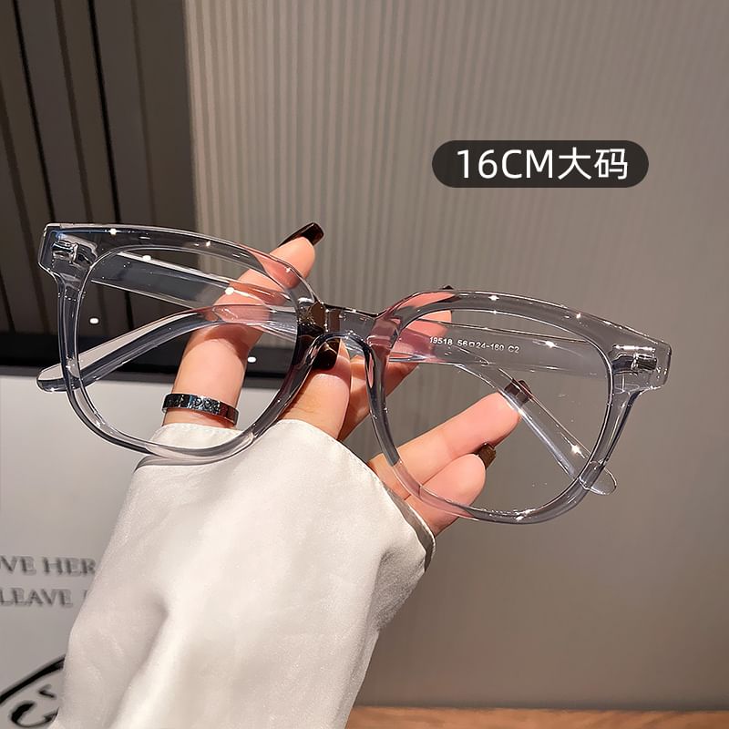 Light Blocking Glasses Square Blue