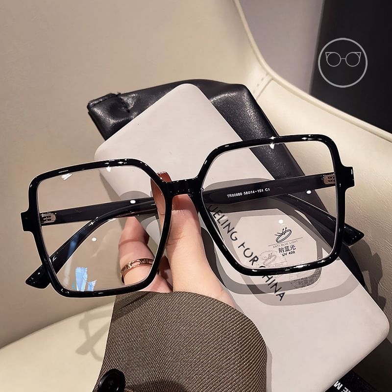 Blocking Square Glasses Blue Light