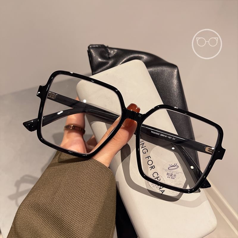 Blocking Square Glasses Blue Light