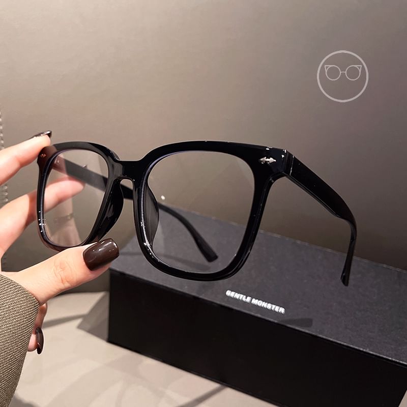 Light Blocking Square Blue Glasses