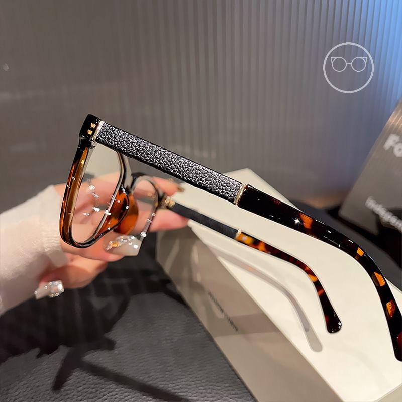 Blue Square Glasses Blocking Light