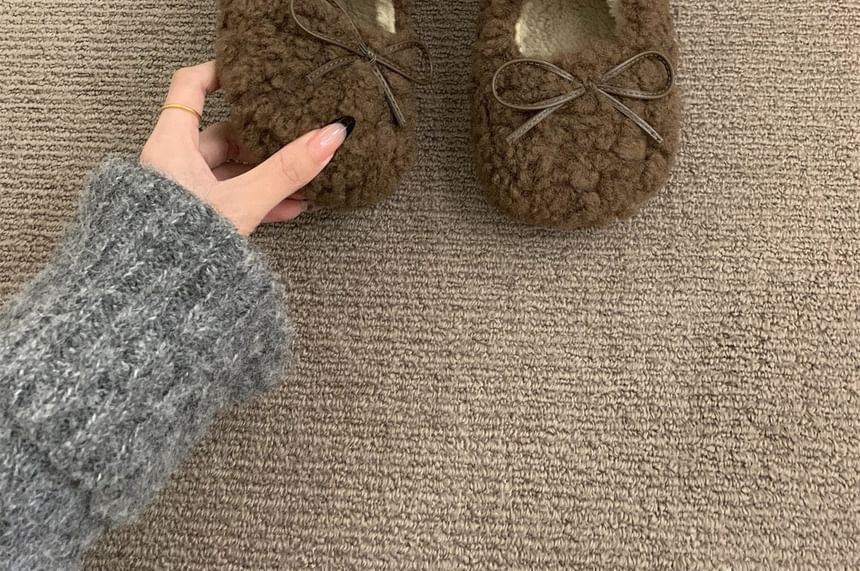 Jane Furry Mary Shoes Plain