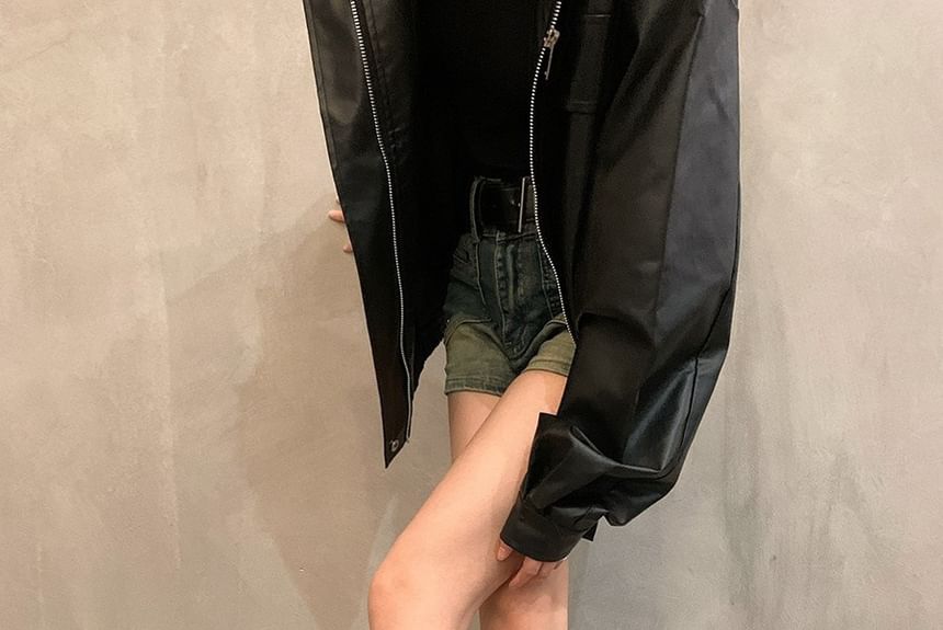 Heel Pointed Boots Short Leopard High Print