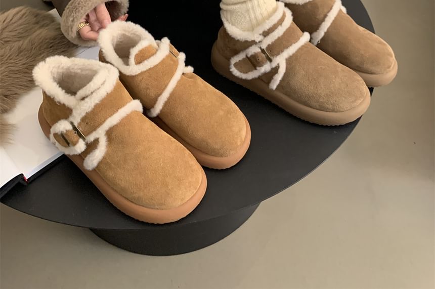 Boots Ankle Buckled Snow