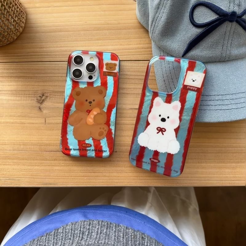 Striped Case Phone Animal