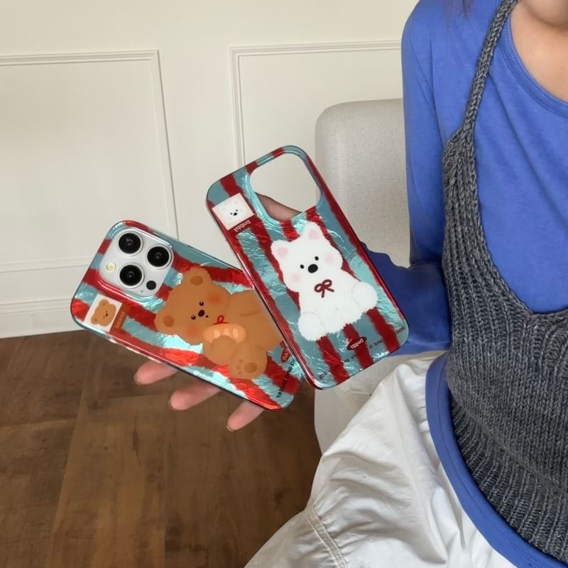 Striped Case Phone Animal