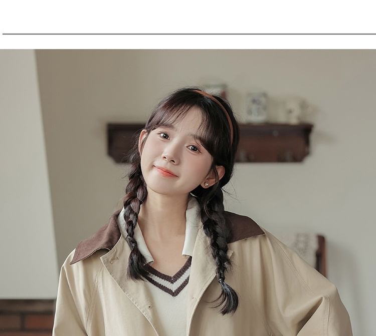 Plain Button-Up Jacket