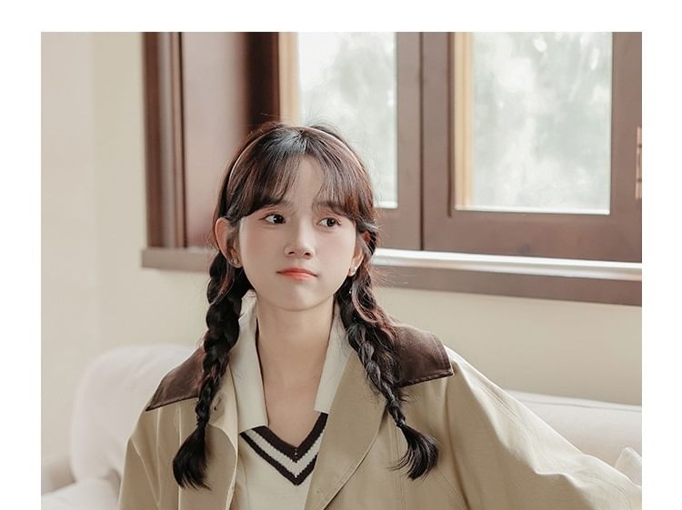 Plain Button-Up Jacket