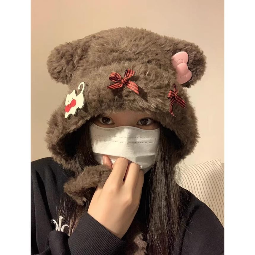 Bear Dog / Hat Fluffy Bow Ear
