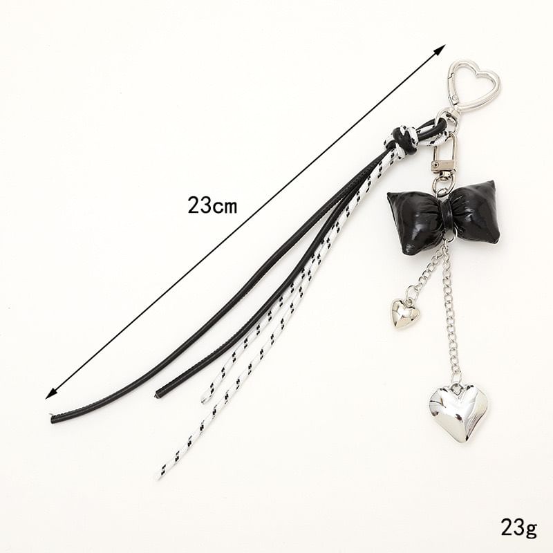 Padded Charm Bow Phone Knotted