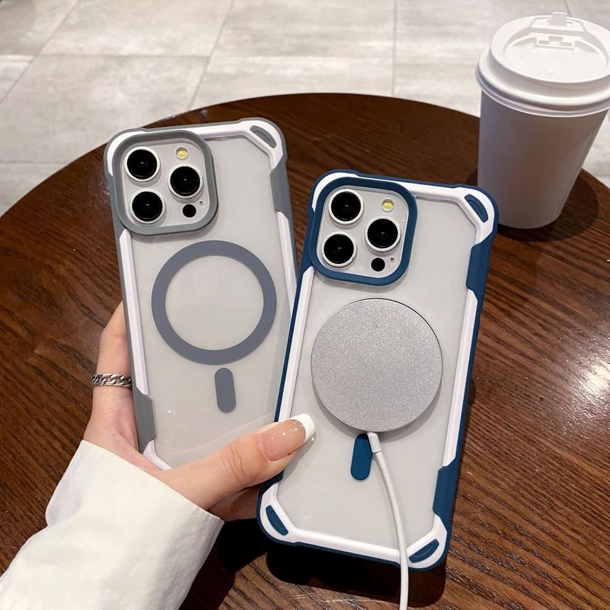 Color MagSafe) Phone (Compatible Frame Case with